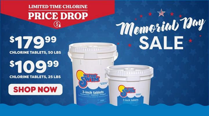 $199.99 50 lb. Chlorine Tabs