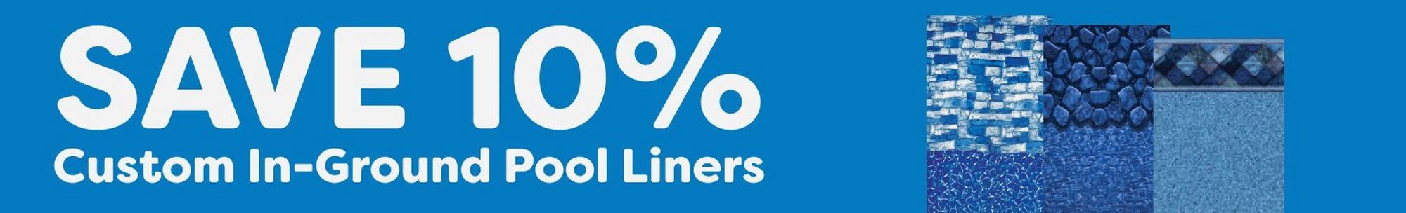 Save 15% on custom inground pool liners