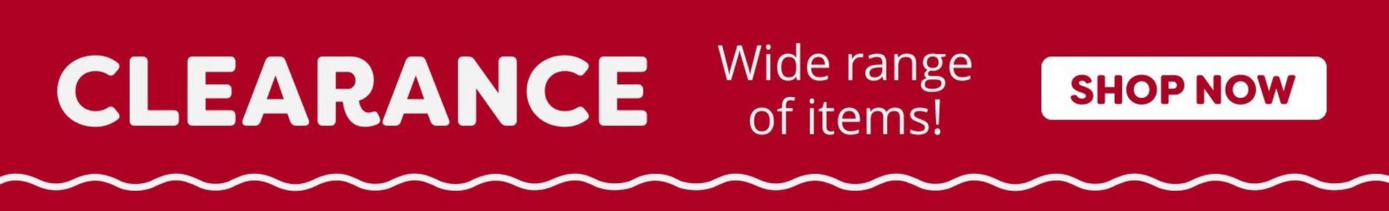 clearance banner