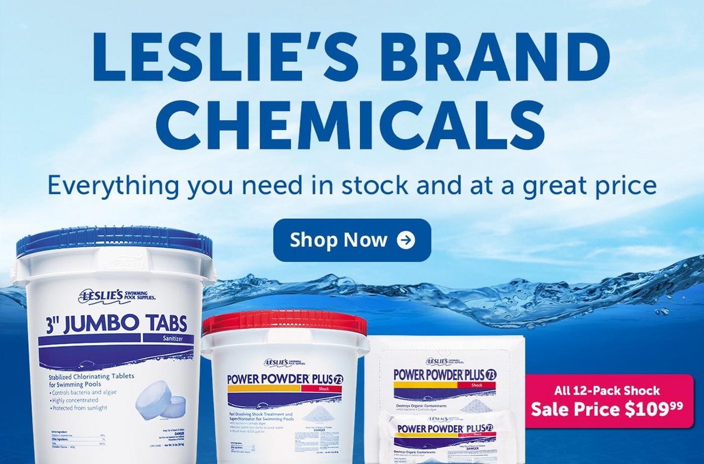 Leslies Brand Chemicals - Everything you need in stock and at a great price