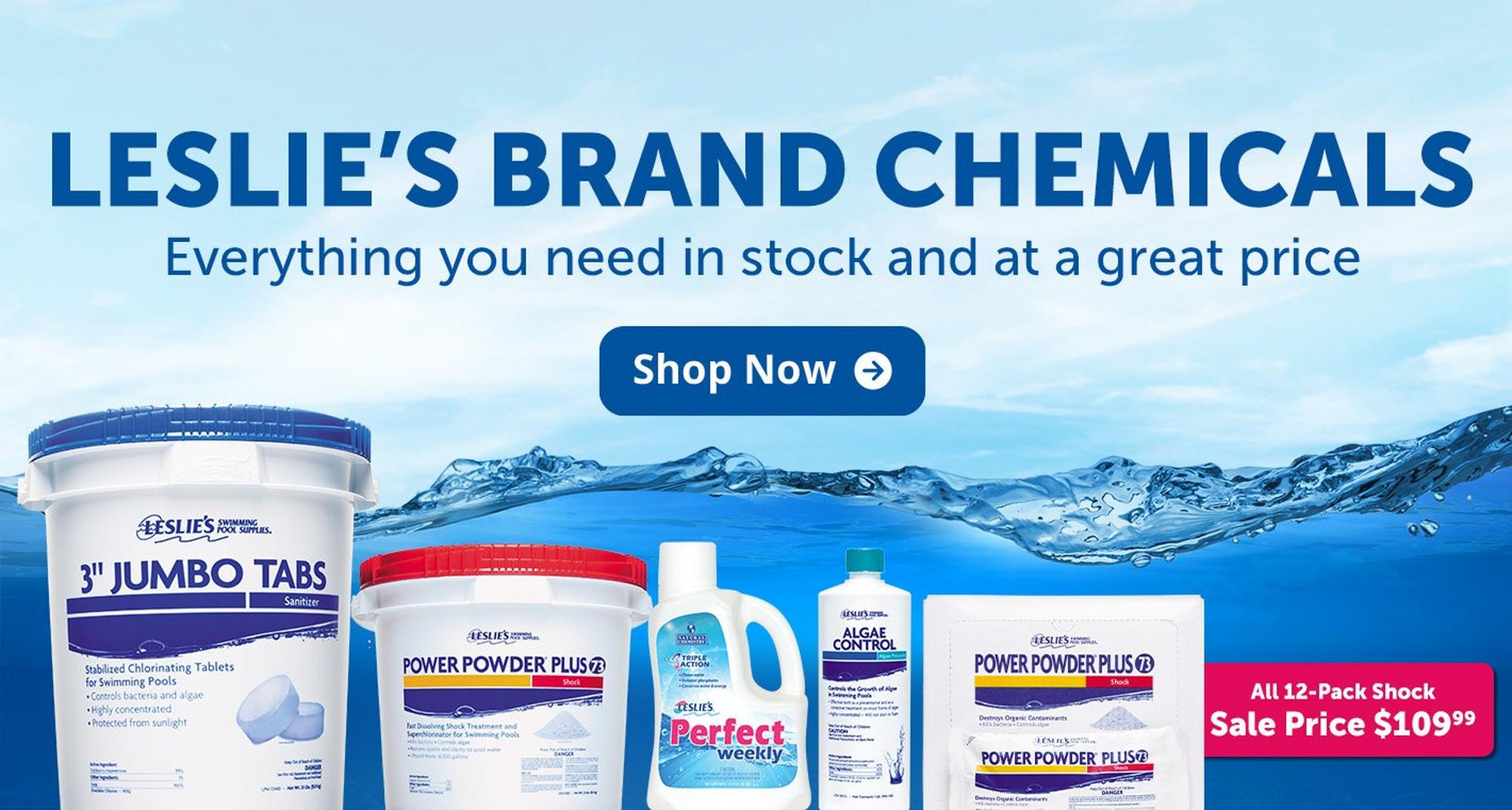 Leslies Brand Chemicals - Everything you need in stock and at a great price