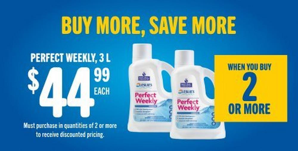 Perfect Weekly 3L, 2 for $44.99 each
