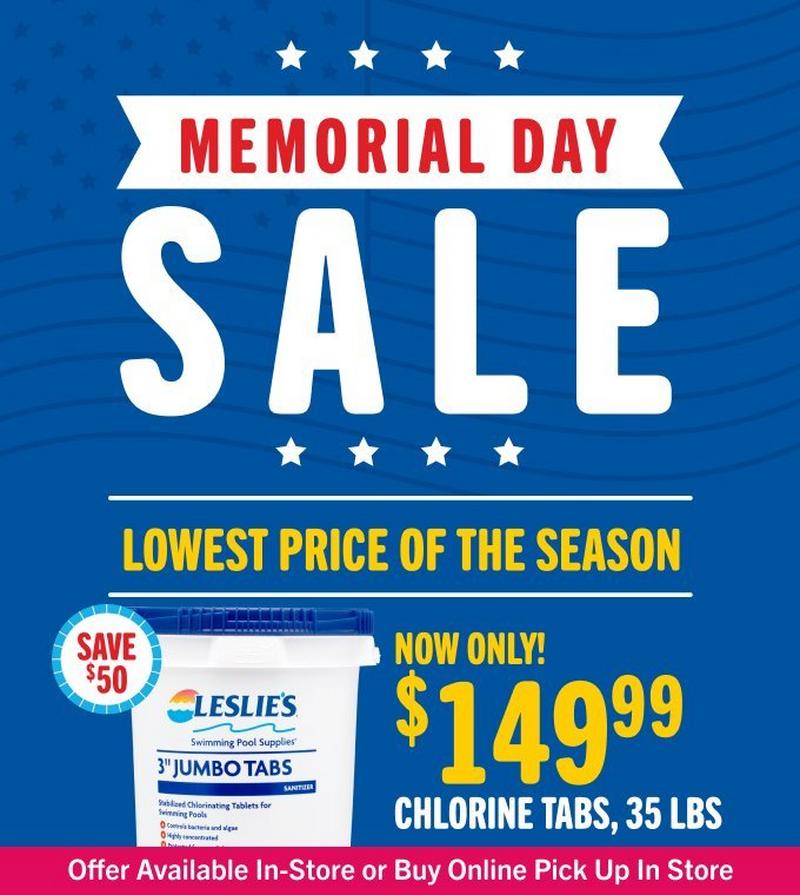 35 lb chlorine tabs only $149.99 when you buy online and pick up in store
