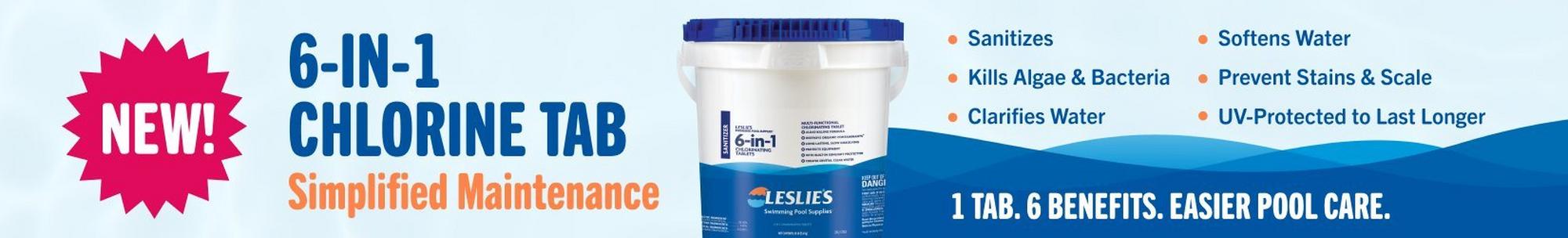6-in-1 chlorine tabs