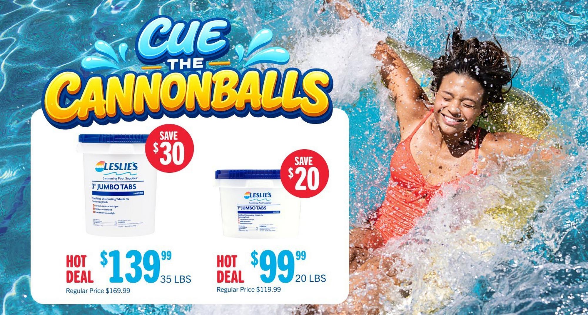 Save $30 on 35 lbs chlorine tabs