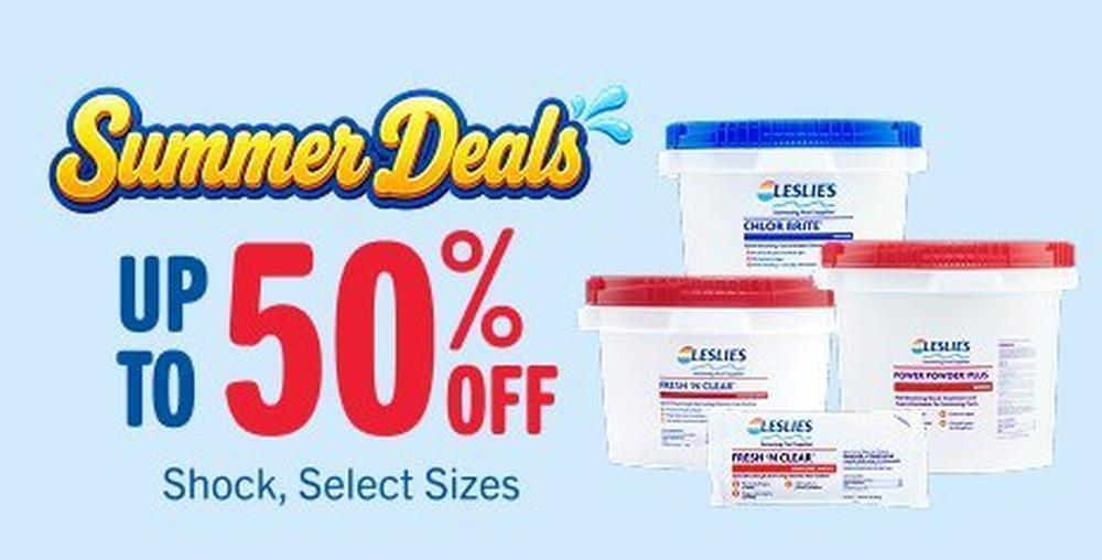 Up to 50% off shock, select sizes