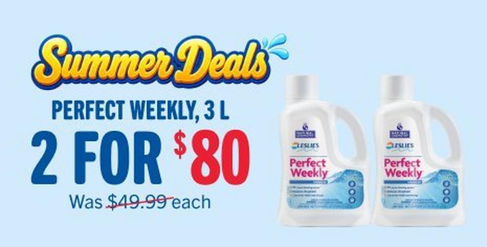 Perfect Weekly 3L, 2 for $80