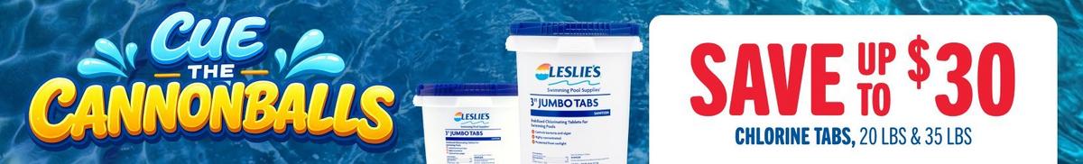 Save $30 on 35 lbs chlorine tabs