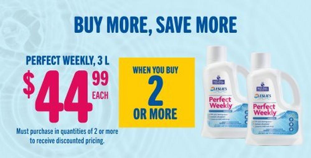 Perfect Weekly 3L, 2 for $44.99 each