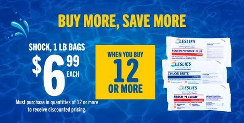 Shock 1 lb bags, $6.99 each when you buy 12 or more