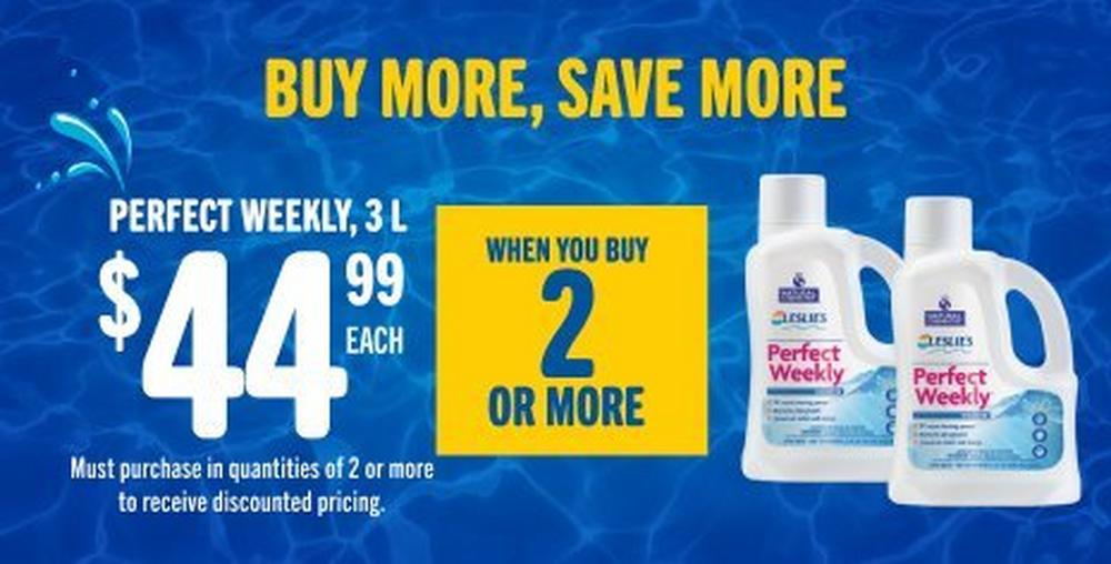 Perfect Weekly 3L, 2 for $44.99 each