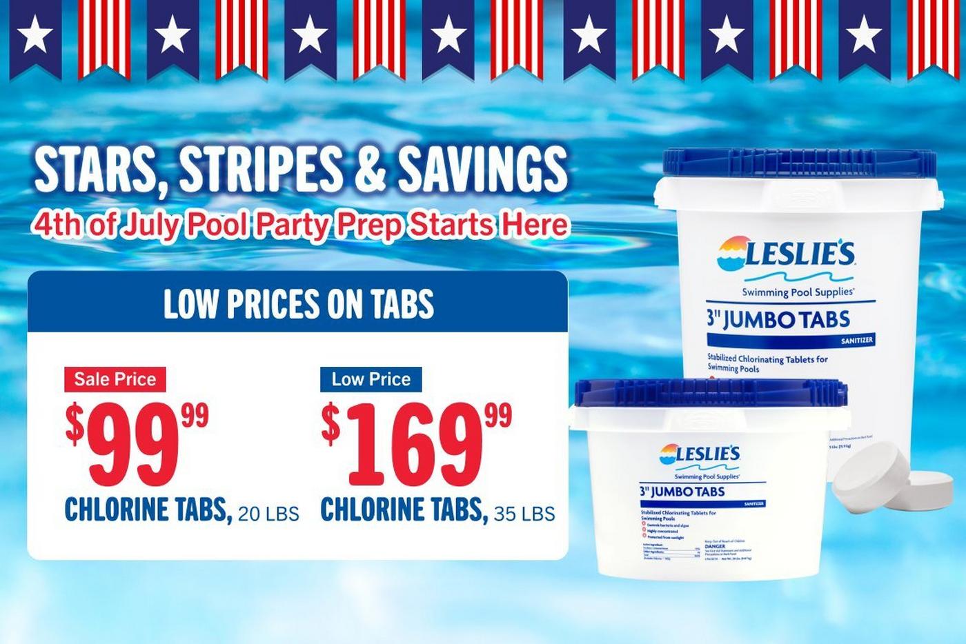 $99.99, chlorine tabs, 20 lbs