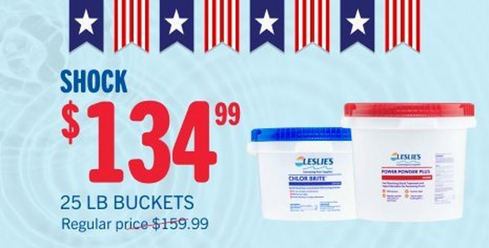 Shock, $134.99, 25 lb buckets