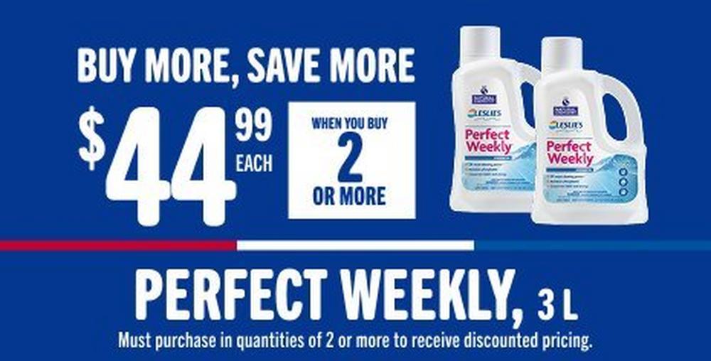 Perfect Weekly 3L, 2 for $44.99 each