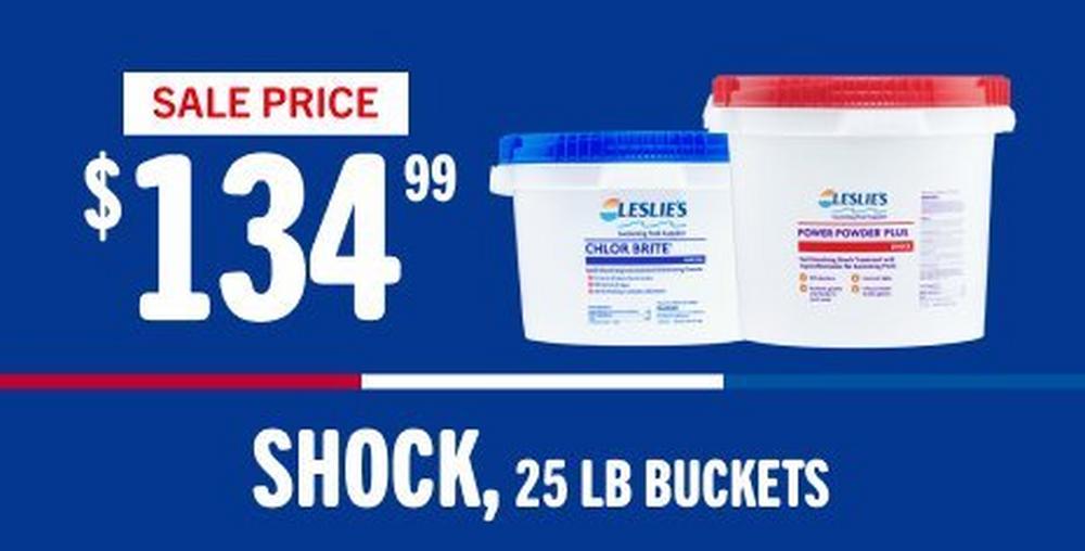 Shock, $134.99, 25 lb buckets