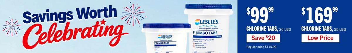 $99.99, chlorine tabs, 20 lbs
