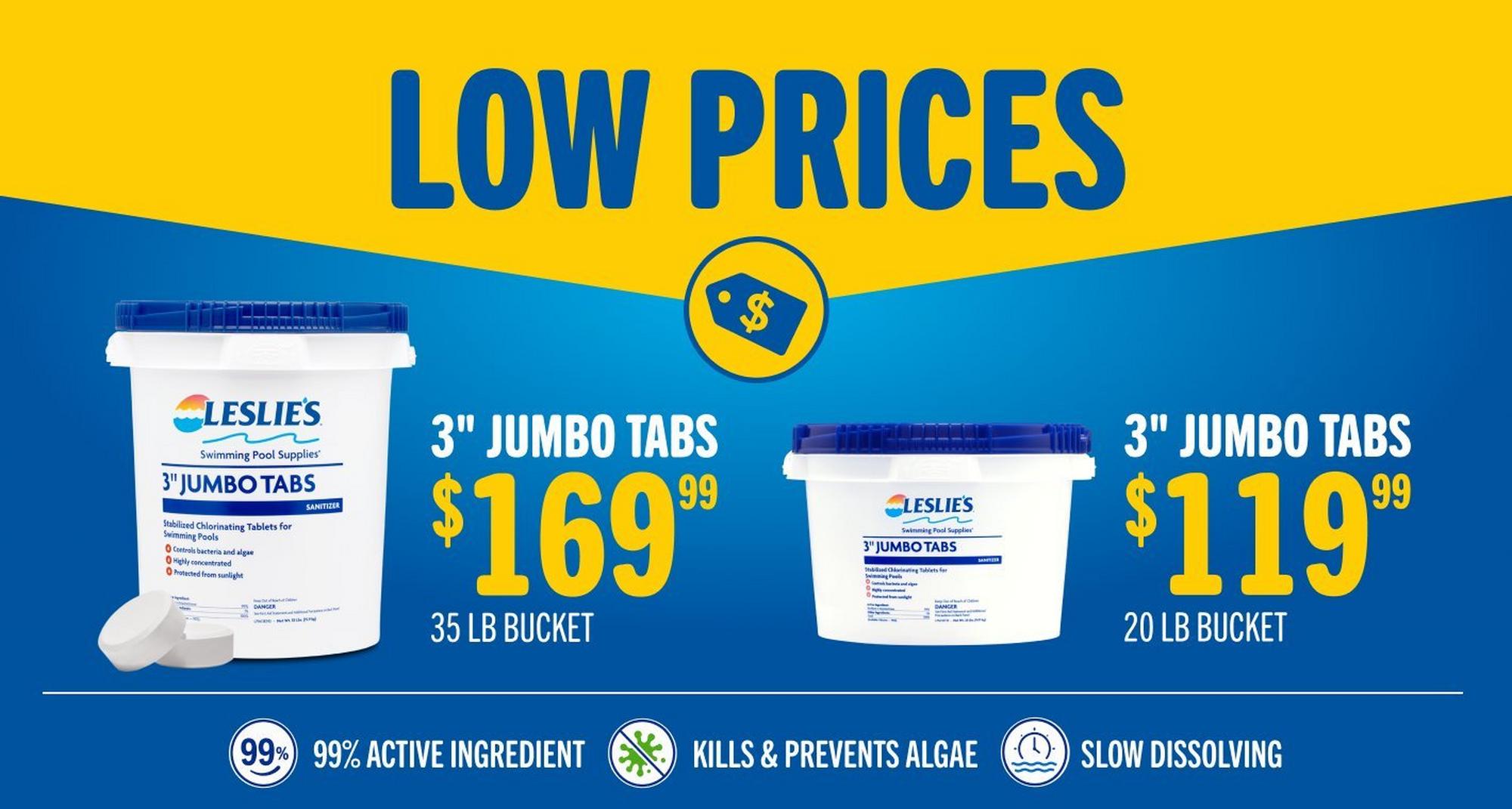 $169.99, chlorine tabs, 35 lbs