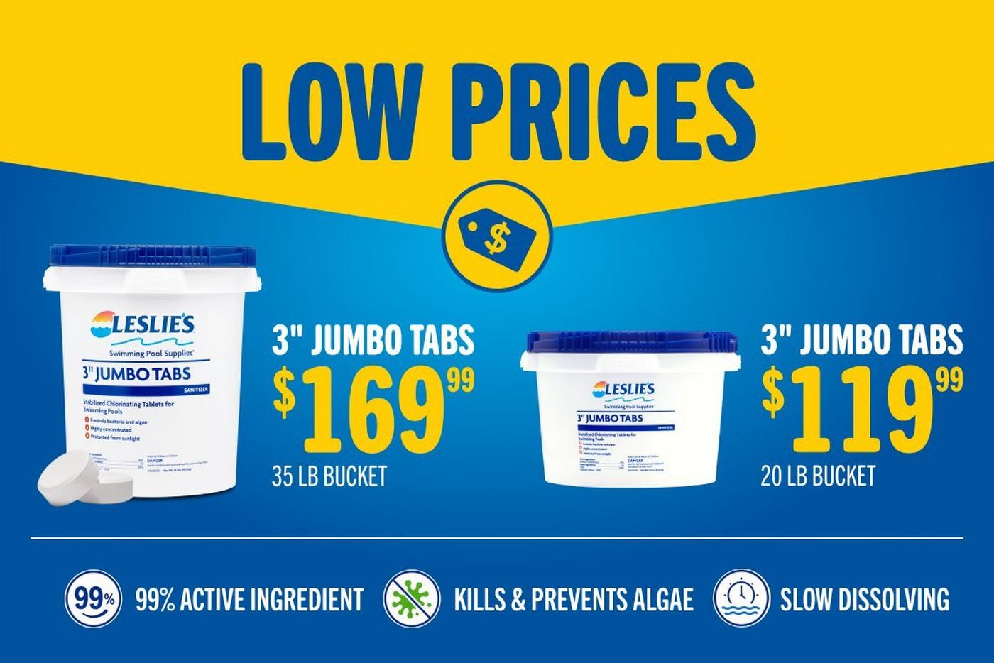 $169.99, chlorine tabs, 35 lbs