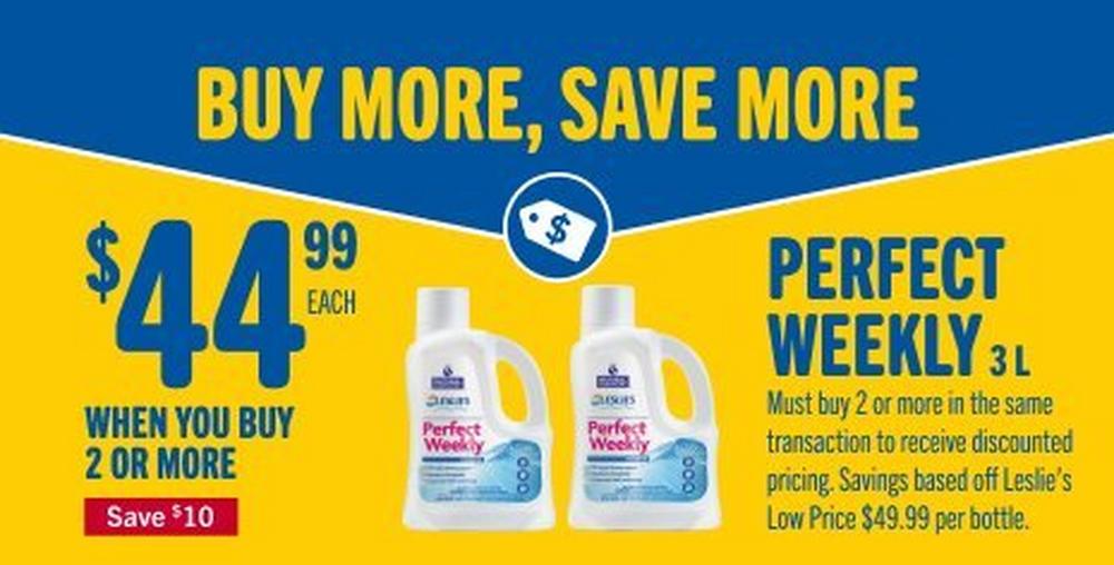 Perfect Weekly 3L, 2 for $44.99 each