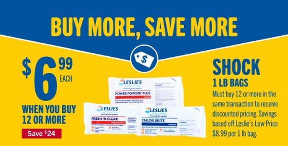 Shock 1 lb bags, $6.99 each when you buy 12 or more