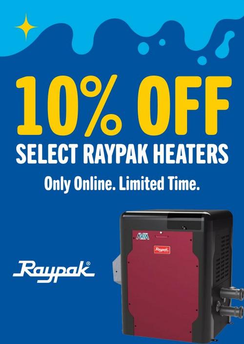 select raypak heaters 10% off