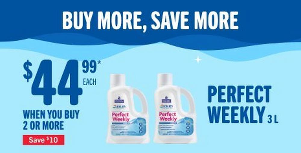 Perfect Weekly 3L, 2 for $44.99 each