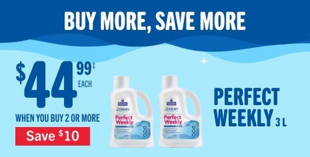 Perfect Weekly 3L, 2 for $44.99 each