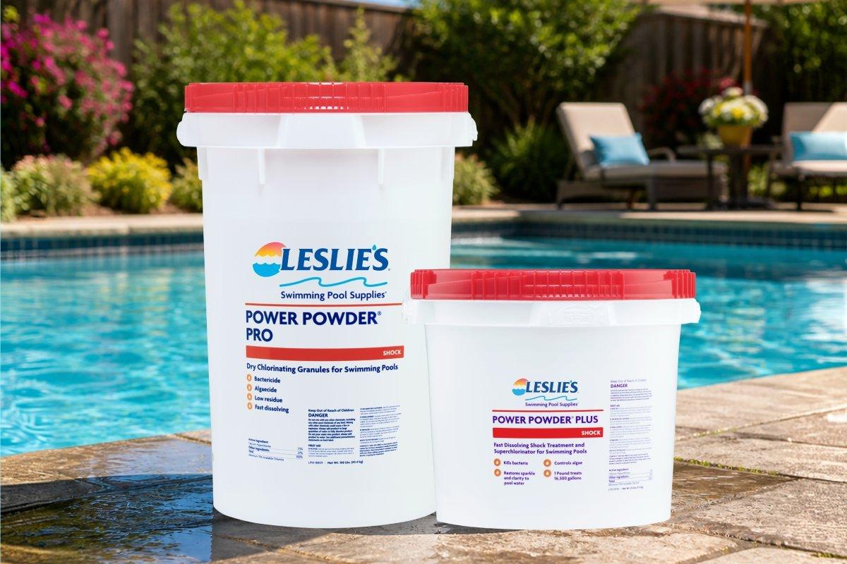 a bucket of chlorine tablets