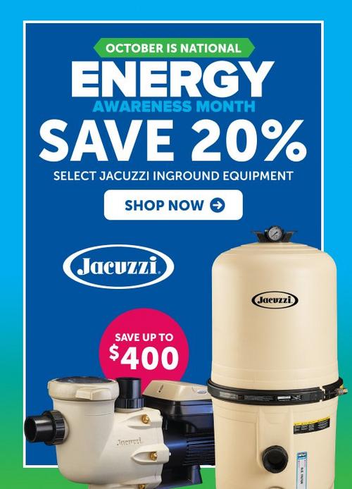 20 percent OFF Jacuzzi In-Ground Equipment