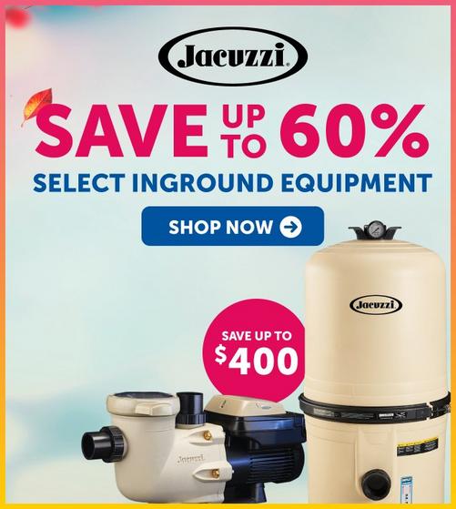 Up to 60 percent OFF Jacuzzi In-Ground Equipment