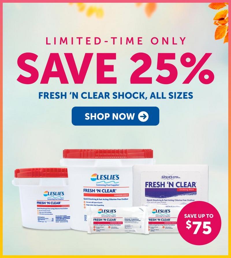 25% Off Fresh N Clear