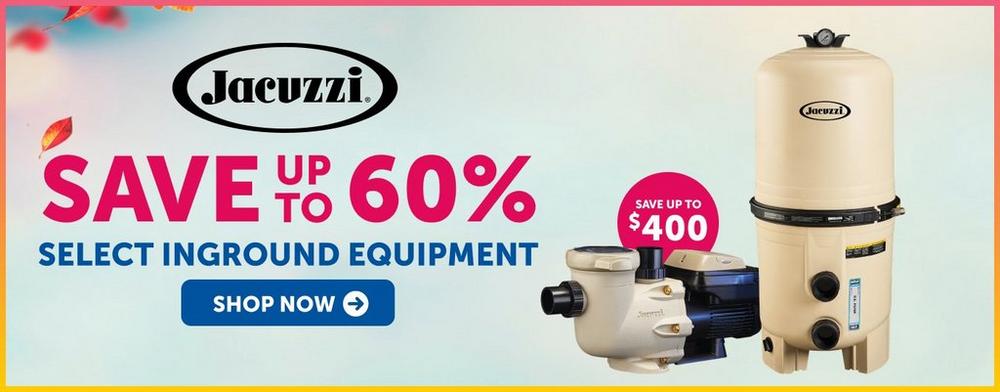 Up to 60 percent OFF Jacuzzi In-Ground Equipment