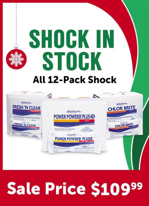 An image advertising $109.99 12-Pack Bags of Shock.