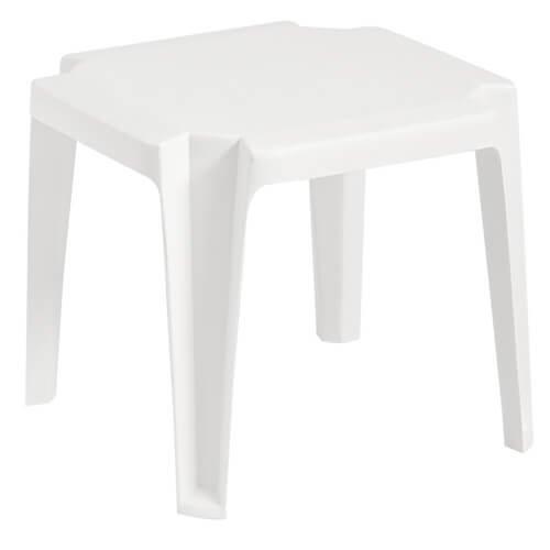 GROSFILLEX  Miami Contract-Grade Side Table  White