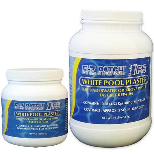 E-Z PRODUCTS  E-Z Patch 1FS  Fast Set Pool Plaster Repair  White