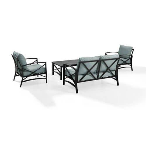 KAPLAN 4PC OUTDOOR SEATING SET