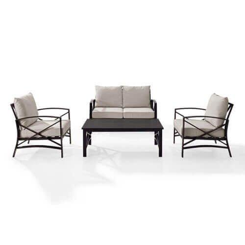 KAPLAN 4PC OUTDOOR SEATING SET