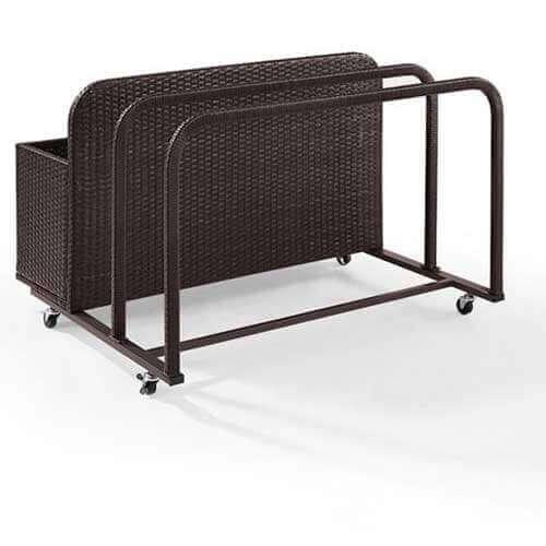 Crosley Palm Harbor Wicker Pool Float Caddy In The Swim