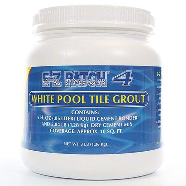 E-Z PRODUCTS  E-Z Patch 4 White Pool Tile Grout Repair