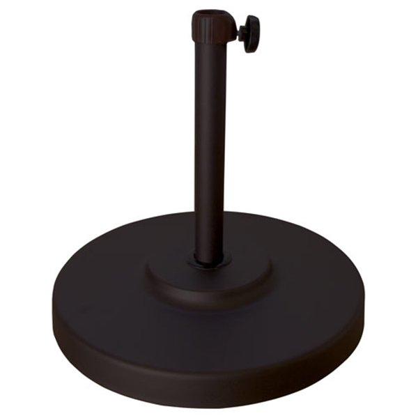 Metal Umbrella Base  Black or Bronze Cast Iron Bases For Umbrellas