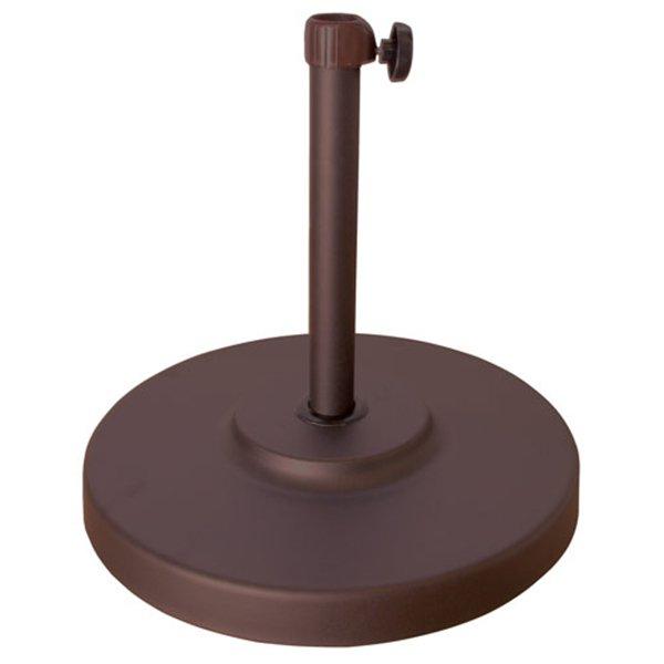 Metal Umbrella Base  Black or Bronze Cast Iron Bases For Umbrellas