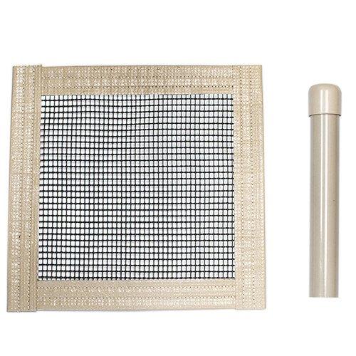 Premium 4 x 15 In Ground Pool Fence Beige/Bronze