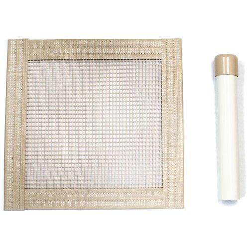 Premium 4 x 15 In Ground Pool Fence Beige/Bronze