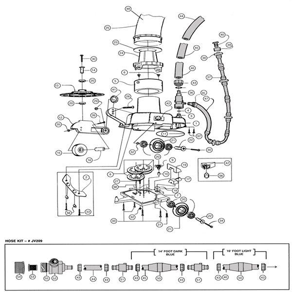 Jet Vac Head Parts