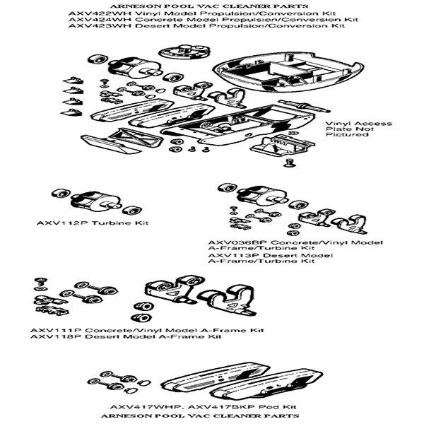 Pool Vac Parts Kits