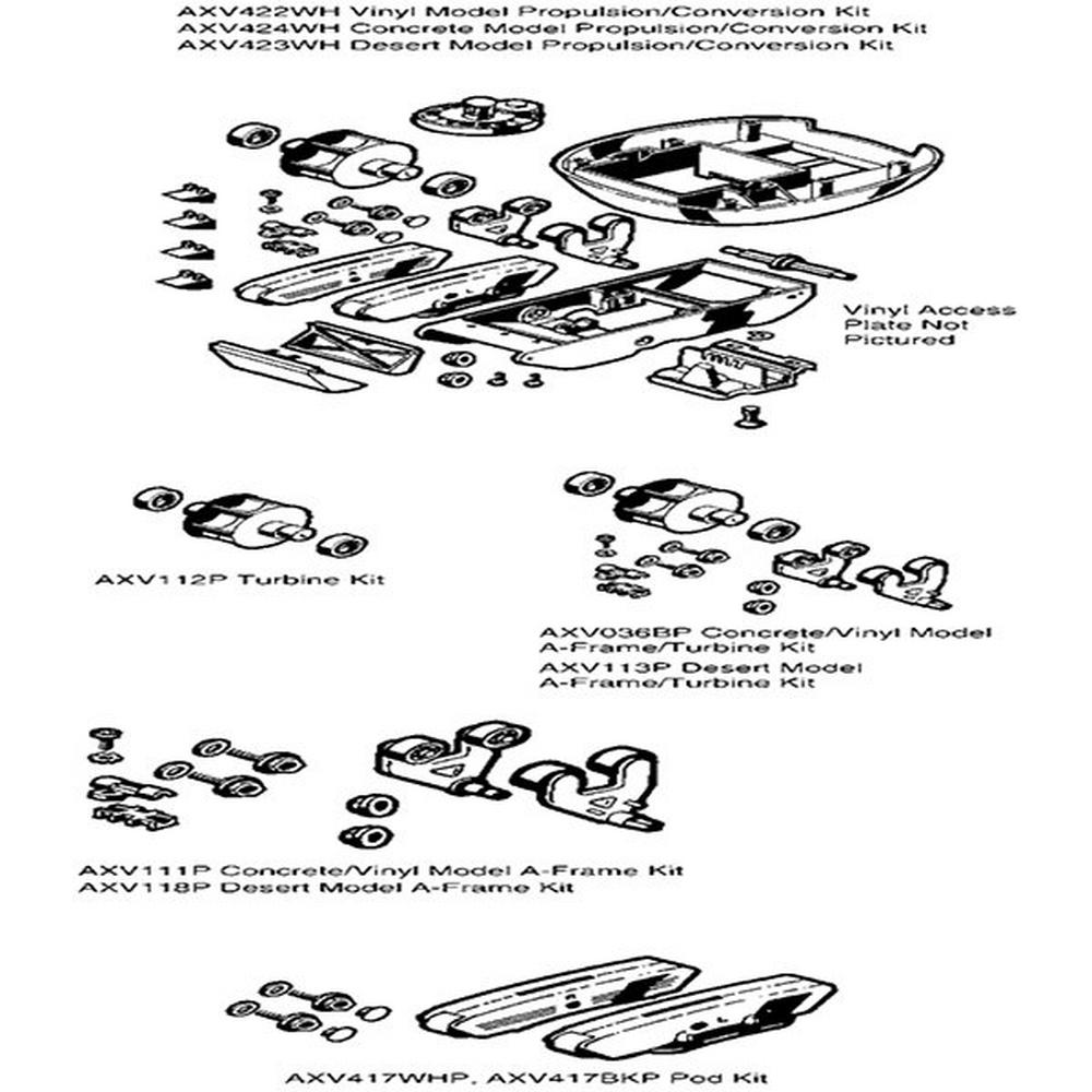 Pool Vac Plus Parts Kits