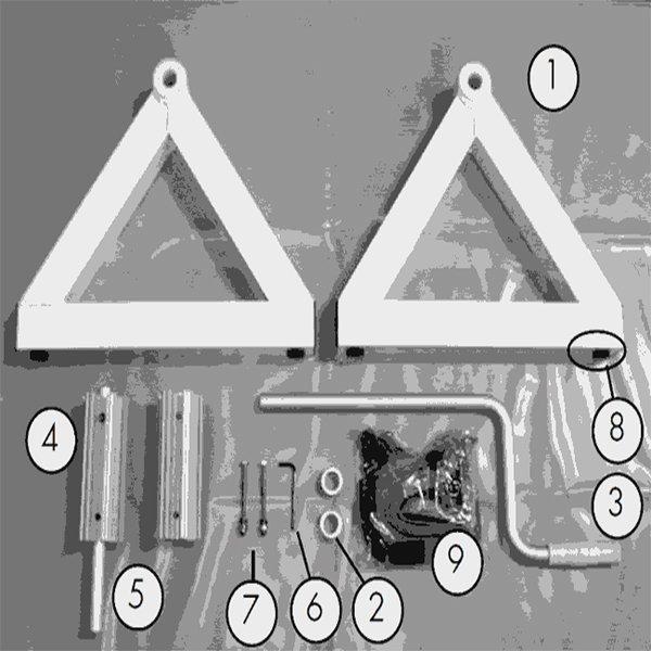 GLI Hurricane Commercial Pool Solar Blanket Reel Parts