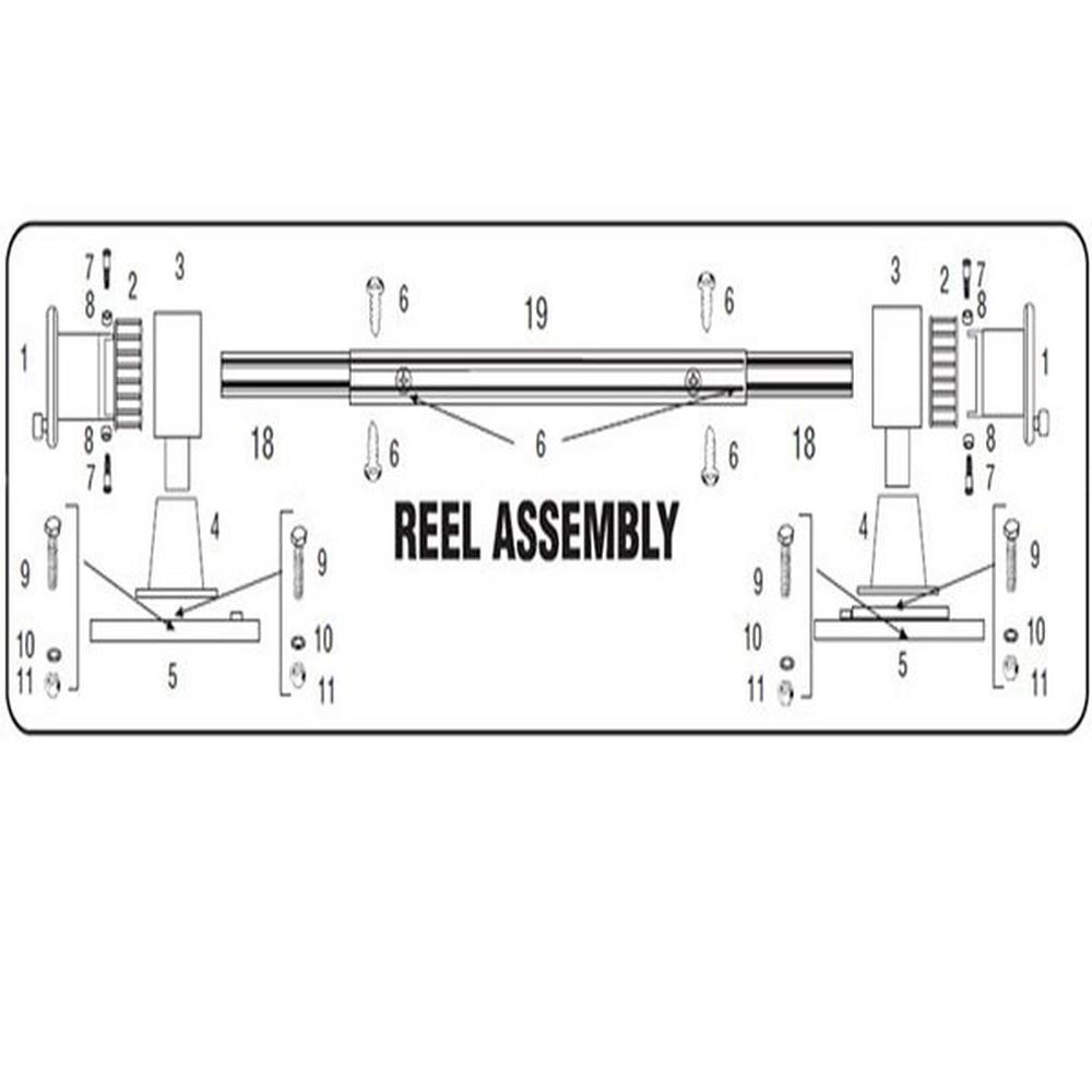 Odyssey M818 / M824 / M828 Above Ground Solar Reel System Parts