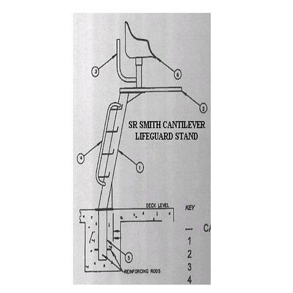 SR Smith Cantilever Swimming Pool Lifeguard Chair Parts