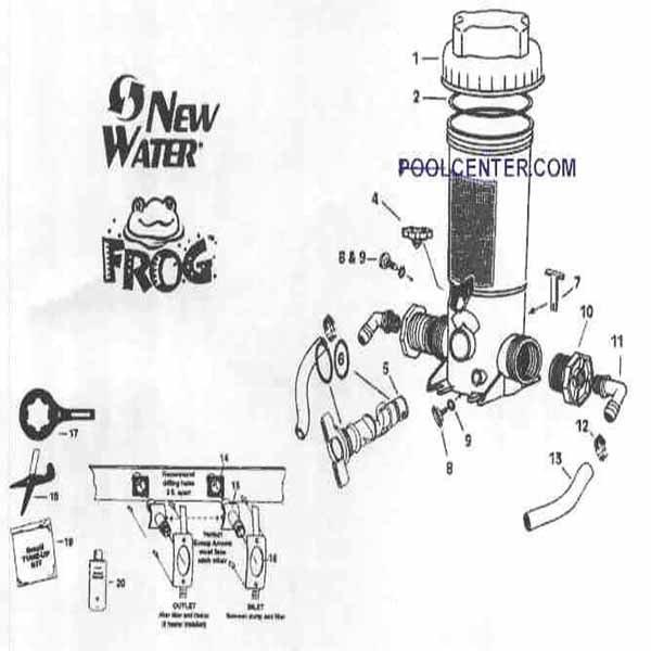 Frog Cycler Above-Ground Model 5100 Parts